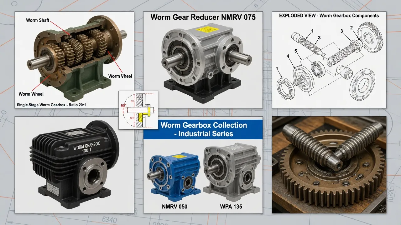 Worm gearbox and planetary gearbox application showcase across industrial automation and robotics