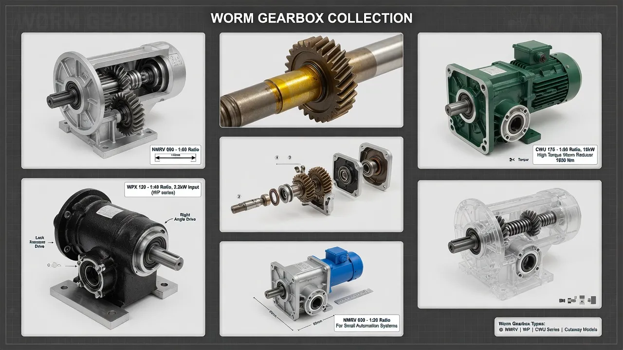 Bevel-helical vs worm gearbox energy cost comparison on 24-hour continuous industrial conveyor drive