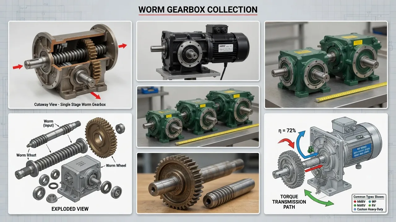 How to read a worm gearbox catalog decoding efficiency thermal rating service factor ratio codes